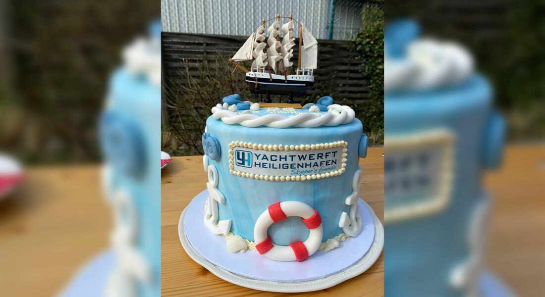 25 Jahre Yachtwerft Heiligenhafen Torte
